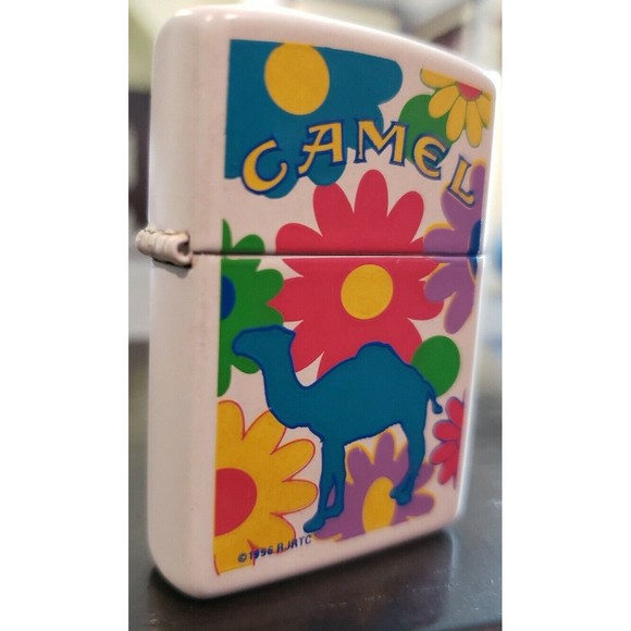 Zippo 1996 Camel Flower Power Lighter New  MIB!! - Picture 1 of 6